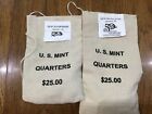 2000-PD New Hampshire Statehood Quarters 2 Sealed US Mint Bags of 100 Coins Each