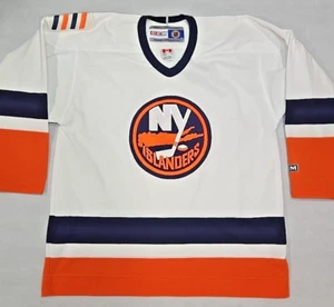 Vintage New York Islanders CCM Gr. Großes NHL Hockey Trikot Made in Canada unbedruckt - Bild 1 von 18