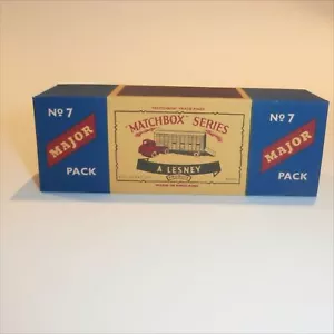 Matchbox Major Pack 7 a Thames Trader Cattle Truck C Style Repro Box - Picture 1 of 4