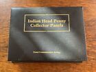 1880 - 1909 Indian Head Penny Collector Panel Album with Stamps & 30 Coins Pcs