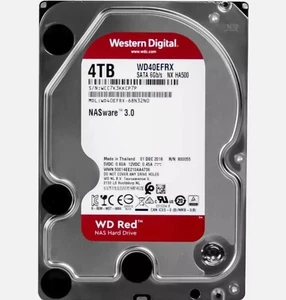 Western Digital RED WD40EFRX 4TB 3.5" SATA CCTV Surveillance Desktop PC HDD Disk - Picture 1 of 8