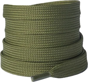 Olukssck 2/5" Flat Shoe Laces for Sneakers 28inch (71cm), Army Green(1 Pair) - Picture 1 of 7