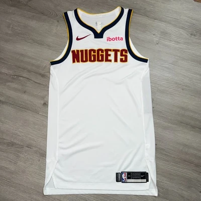 Denver Nuggets Team Issue Nike Jersey 44 +4 Blank Authentic Pro Cut Game - Image 1 of 4