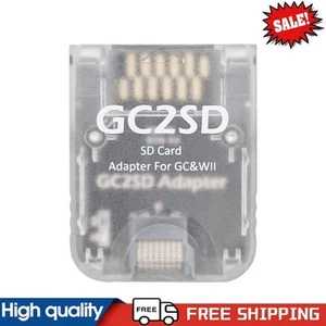 Memory Card Adapter Plug and Play for GameCube Game Consoles (Transparent) - Photo 1/8