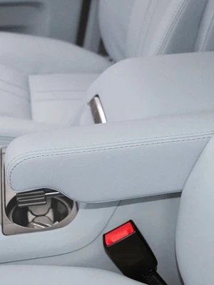 Leather Seat Armrest Handle Driver & Passenger Cover Trim For Land Rover LR3 LR4 Foto 1 de 4