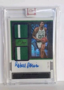 2020-21 Panini One and One Robert Parish SSP /25 PURPLE DIAL PATCH AUTO SEALED🌠 - Picture 1 of 7