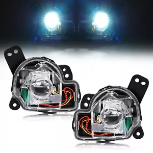 For Mazda CX-9 CX9 16-23 W/Bulbs Driver Passenger Front Clear Lens LED Fog Light - Picture 1 of 18