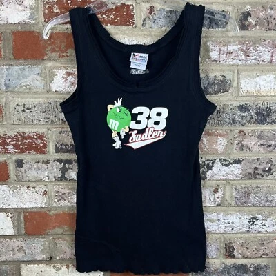 Women's Elliott Sadler NASCAR #38 Racing M&M's Tank Top Shirt Black Chase Medium - Image 1 of 4