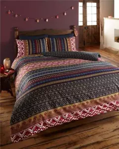 Marokkanischer Stil Bettbezug Sets aztekisch geometrisch Boho ethnische Bettwäsche - Bild 1 von 11