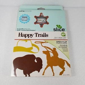 Slice Making Memories Happy Trails MS+ Design Card Item 33752 2010 New in Box - Picture 1 of 7