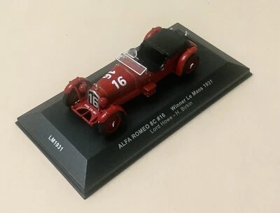 1/43 Alfa Romeo 8C #16 Ganador Le Ma 1931 Lord Howe - H. Birkin Modelos IXO Foto 1 de 4