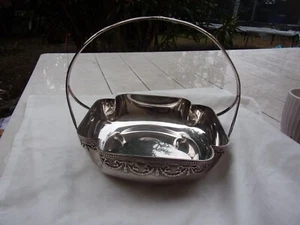 ARGENTERIE PANNIER METAL ANCIEN - Photo 1/7