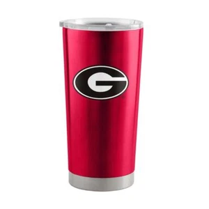Georgia Bulldogs 20oz Stainless Steel Travel Tumbler [NEW] NCAA Mug Glass Cup - Picture 1 of 1