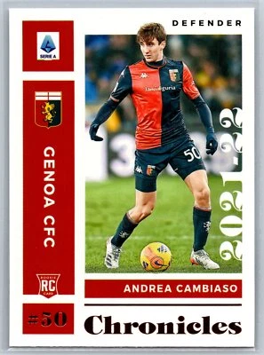 2021-22 Panini Chronicles Andrea Cambiaso Rookie RC #12 - Image 1 of 2