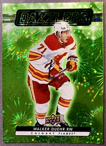 2023-24 Upper Deck Dazzlers Green Parallel #DZ-66 Walker Duehr Calgary Flames - Imagen 1 de 1