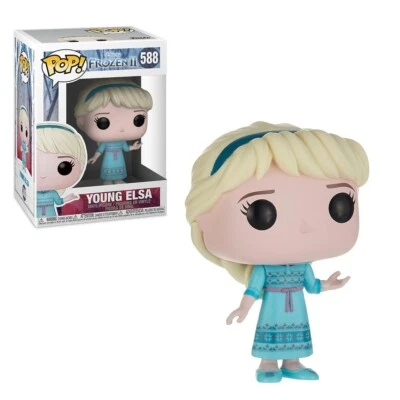 Young Elsa Frozen II Funko POP! 588  Figurina 10cm da Collezione Disney - Immagine 1 di 3