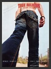 2000s True Religion Brand Jeans Clothing Men's Print Advertisement Ad 2008