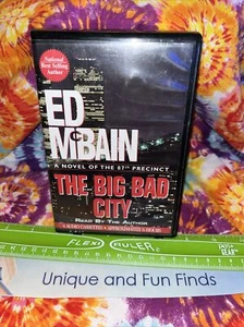 Ed McBain Audio Book 4 Cassettes -Big Bad City 87th Precinct EUC - Picture 1 of 3
