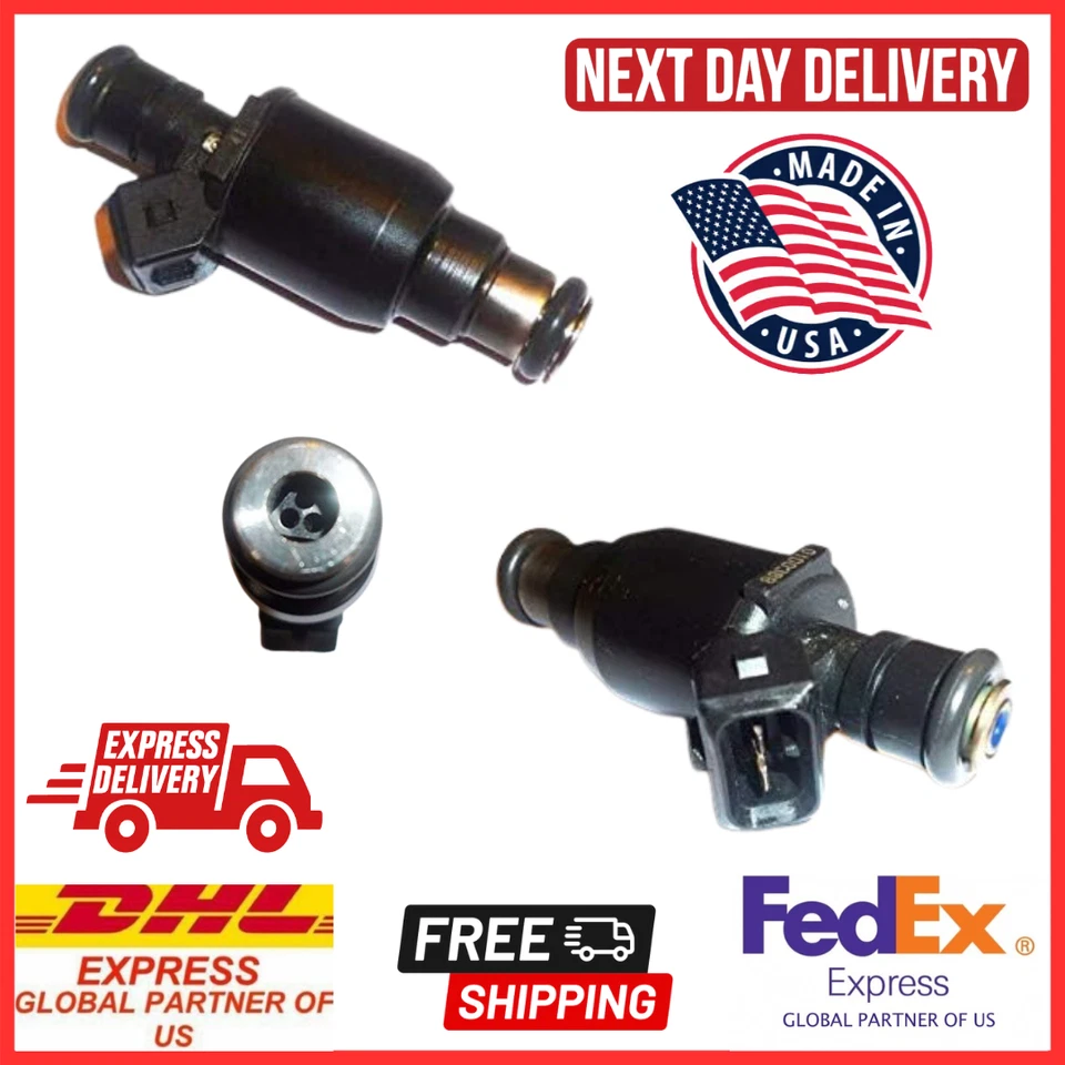 Fuel Injector For Cadillac DeVille Eldorado Fleetwood GEO Isuzu 1990-1991 FJ41 - Image 1 of 4
