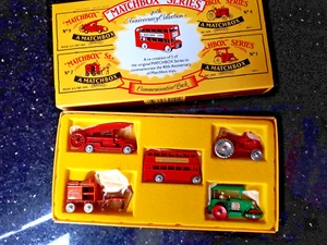 MODELO COCHES "MATCHBOX SERIES", 5 modelos en una caja de 1988 nuevos en EMBALAJE ORIGINAL, mint - Imagen 1 de 4