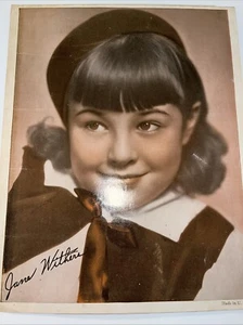 Young Jane Withers 8x10 Photo With Printed Autograph - Picture 1 of 1