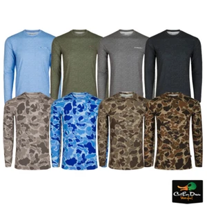 DRAKE WATERFOWL PERFORMANCE CREW L/S SHIRT - Picture 1 of 12