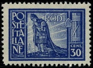 Italy 1929 stamps Rodi MH Sas CV $99.00 170903051 - Bild 1 von 1