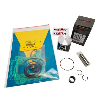 Top End Engine Rebuild Kit Yamaha YZ125 2005-2021 Piston Gaskets Bearing Vertex - Image 1 of 4