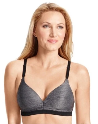 Sujetador Warner's PlayIt Cool Stay CoolDryWireless Lift Comfort RN3281A-Gris oscuro-36D Foto 1 de 4