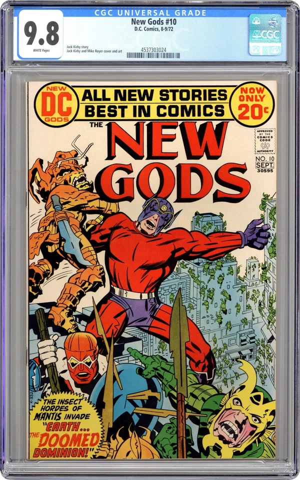 New Gods #10 CGC 9.8 1972 4537303024 - Image 1 of 2