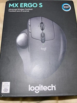 Logitech MX Ergo S Advanced Wireless Trackball Mouse – Model 910-007259 NEW 🆕 - Image 1 of 4
