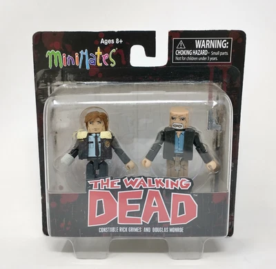 Walking Dead policía Rick Grimes & Douglas Monroe Minimates 2012 diamante Foto 1 de 3