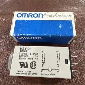 Omron H3Y-2 Timer Relay FNOB 240VAC 5A 250VAC Resistive - Picture 1 of 8
