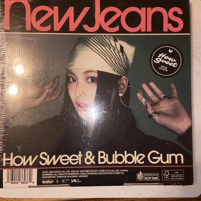 New Jeans - How Sweet & Bubble Gum Hyein Ver. SEALED Foto 1 de 2