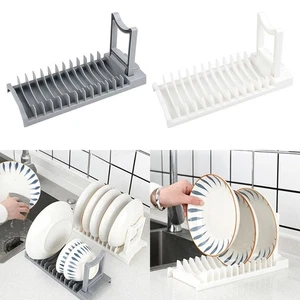 Plastic Bowl and Plate Drain Storage Rack Dish Drying Rack Kitchen Supplies - Picture 1 of 14