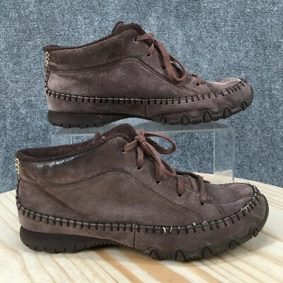 Botas Skechers Mujer 9 Bikers-Totem Polo Botín Cuero Marrón SN 49013 Foto 1 de 4