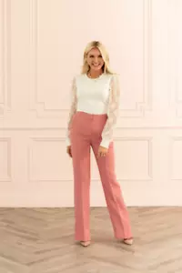 💕 RACHEL PARCELL 💕 XS 💕 Mix Lace Top Ivory Cloud NEW AUTH 💕 #A262 - Picture 1 of 6