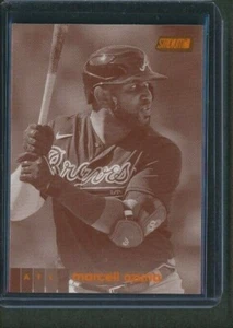 2020 Stadium Club Sepia #157 Marcell Ozuna Atlanta Braves - Imagen 1 de 2
