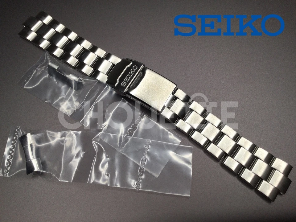 Seiko Original Stainless Steel Watch Band 20mm Snd253 Snd255