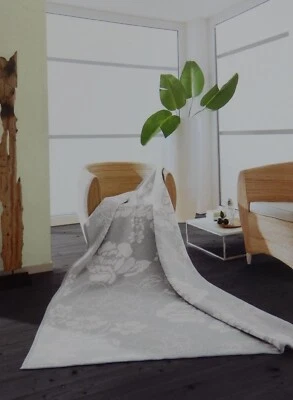 Biederlack Wohndecke 150 x 200 Floral - Image 1 of 4