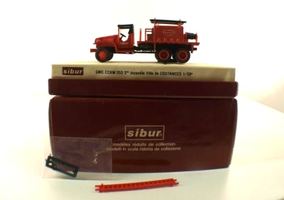 SIBUR N° 4002 GMC CCKW 353 Camion Pompieri St Avold Nuovo In Scatola 1/50 MIB - Immagine 1 di 4