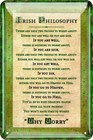 Irish Philosophy Metal Embossed Sign 30cm x 20cm (sg 01831)