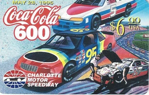 TK 236 Tarjeta Telefónica/Phonecard USA $6. Coca-Cola 600 Charlotte Motor Speedway - Imagen 1 de 1