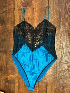 Vintage Victoria's Secret Gold Label Lace and Satin Lingerie Teddy Size M - Bild 1 von 7