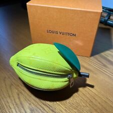 LOUIS VUITTON Pochette Lemon Pouch M81197 Bag Charm 2022 Limited  Keyring Yellow