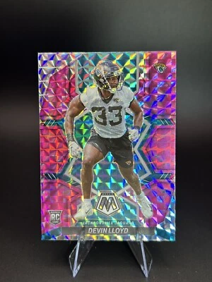 2022 Panini Mosaic Mosaic Camo Pink #375 Devin Lloyd - Image 1 of 2