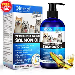 Fish Oil For Dogs - Omega 3 For Dogs From Alaskan Salmon, Cod & Kril - Picture 1 of 16