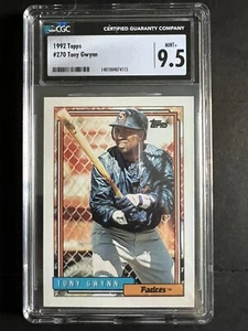 1992 Topps #270 Tony GWYNN - CGC MINT+ 9.5+++ HOF Padres - Picture 1 of 2