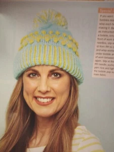 Lemonade Stand, Bobble Hat, Knitting Pattern - Picture 1 of 6