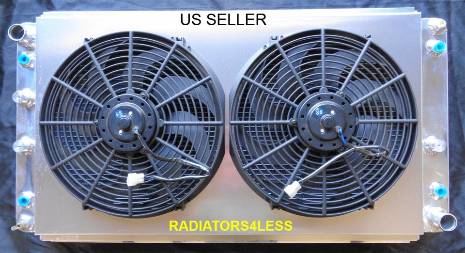 ЧЕМПИОН 3 РЯДА АЛЮМИНИЕВЫЙ РАДИАТОР САВАН 14 «ВЕНТИЛЯТОРЫ 94 95 96 CHEVY IMPALA CAPRICE - Изображение 1 из 4